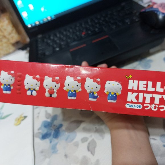 VINTAGE HELLO KITTY Tsumu Tsumu Stacking Game TMU-06 Challenge Game - Picture 5 of 7